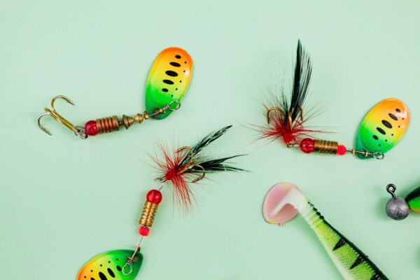 Colorful Fish Lures and a Wobbler